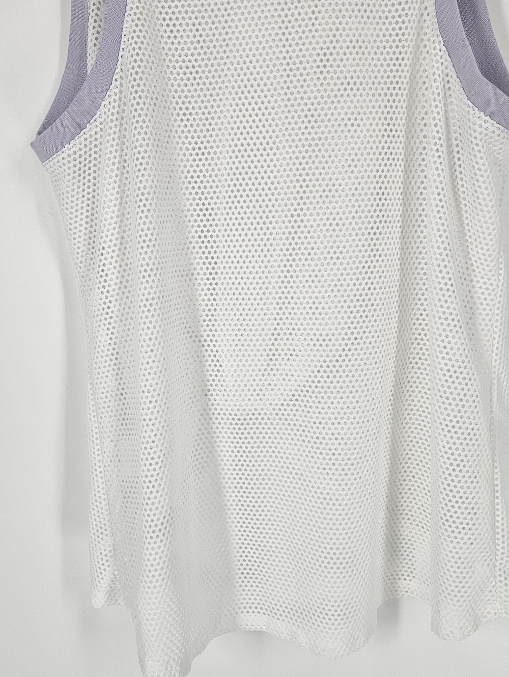 Nylora Mesh Ringer Knot Front Tank Top - Picture 14 of 14